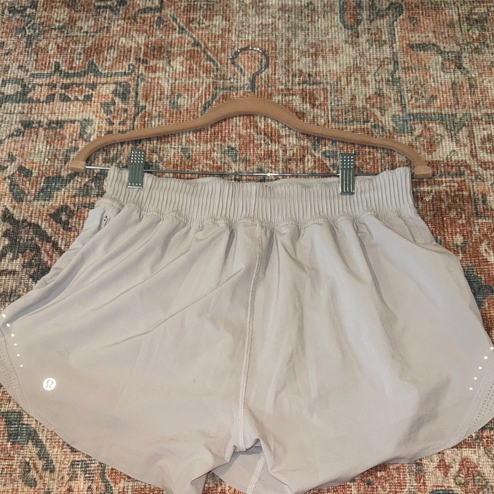 Lululemon Athletica Light Gray Athletic Shorts
